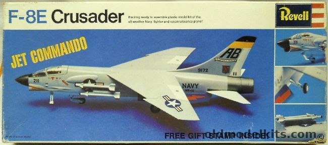 Revell 1/67 F-8E Crusader - Jet Commando Issue, H255-130 plastic model kit